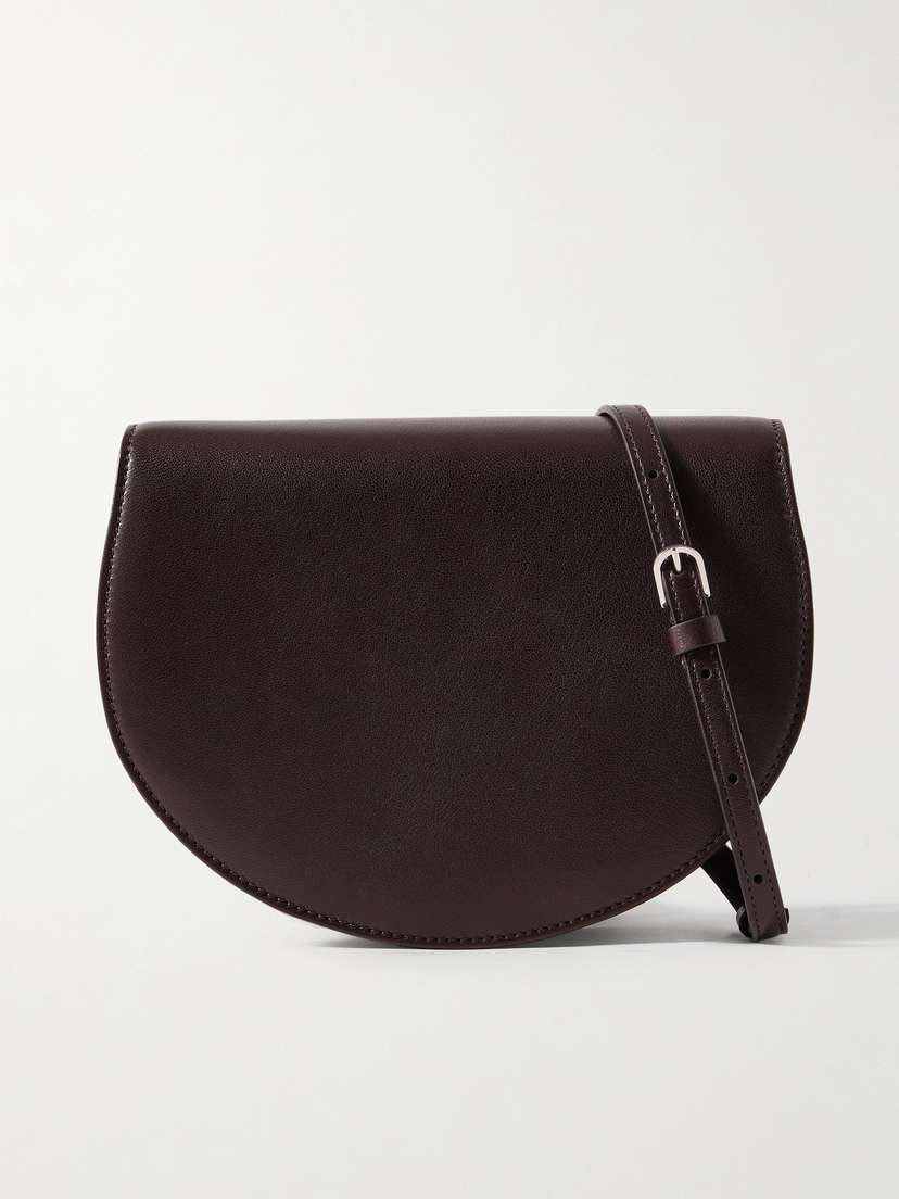 The Row Canteen Leather Shoulder Bag