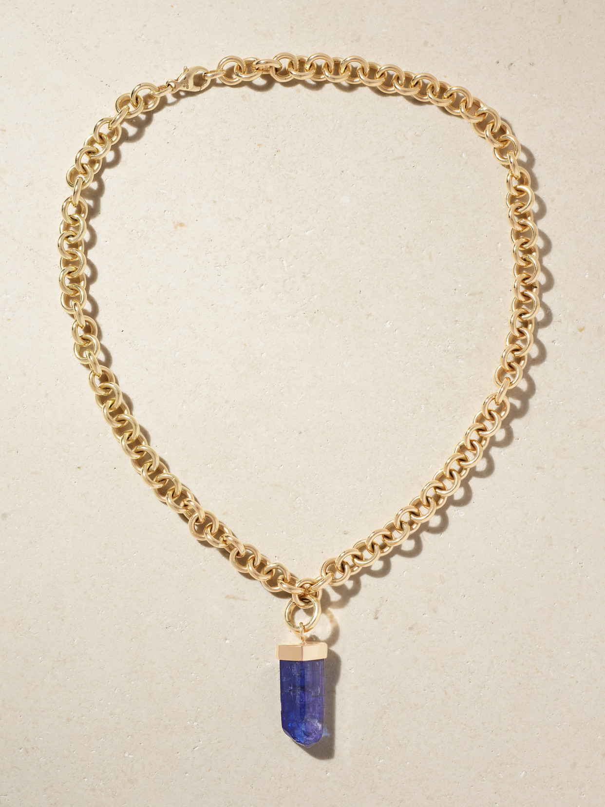 Jia Jia 14-karat Gold Tanzanite Necklace