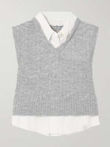 acne studious コットンベスト