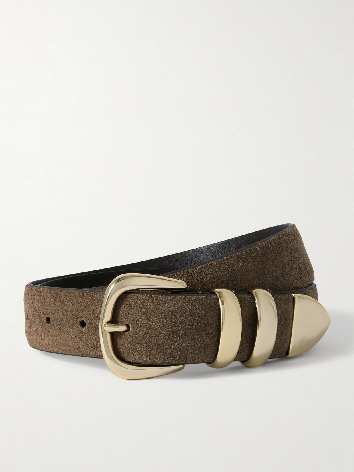 Anderson's Suede Belt In Brown