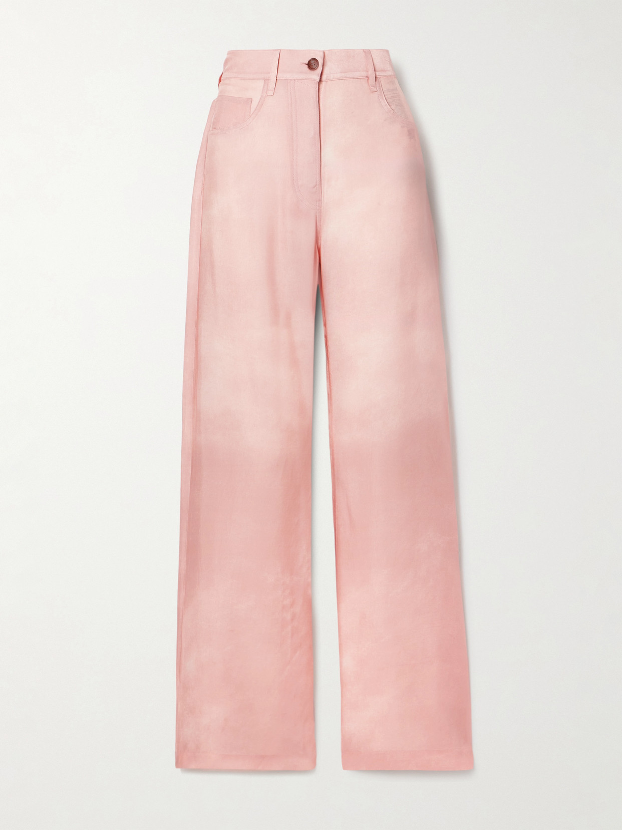Acne Studios - Satin-twill Straight-leg Pants - Pink