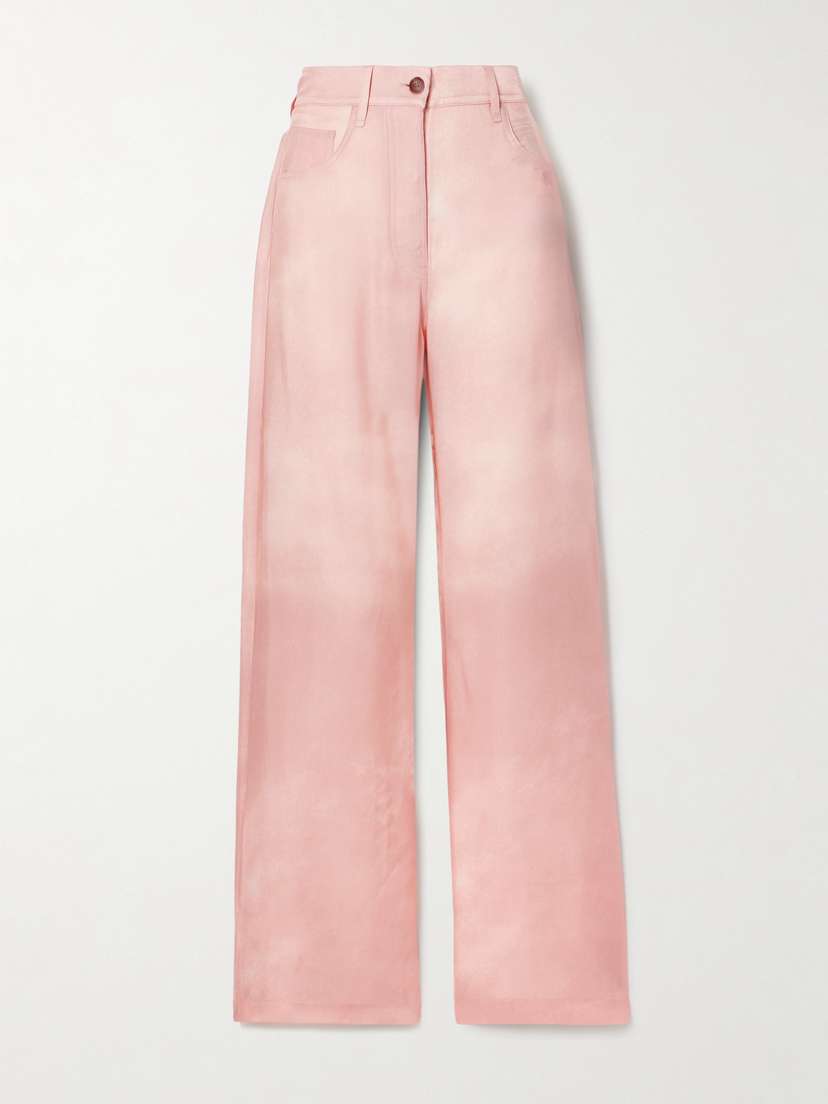 Acne Studios Satin-twill Straight-leg Pants