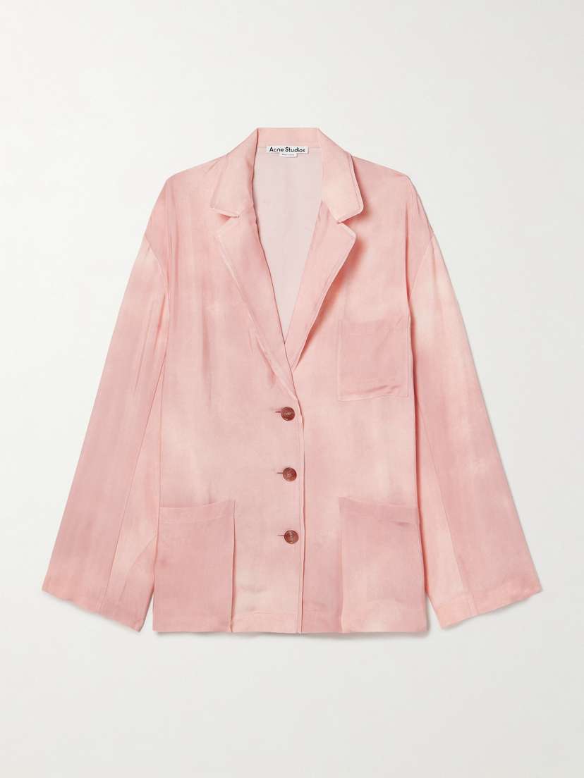 Acne Studios Oversized Satin-twill Blazer