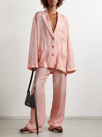 Acne Studios Oversized satin-twill blazer