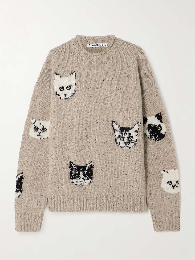 Acne Studios Intarsia Wool-blend Sweater