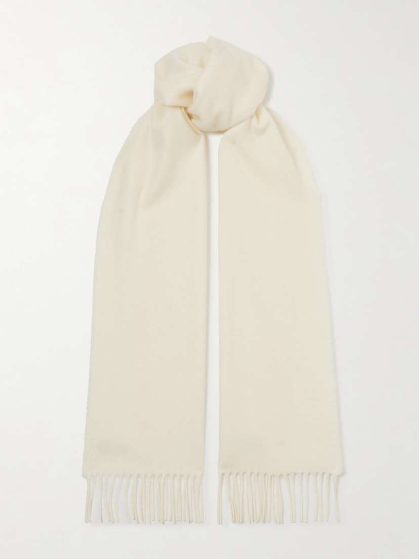Johnstons of Elgin Fringed Cashmere Scarf
