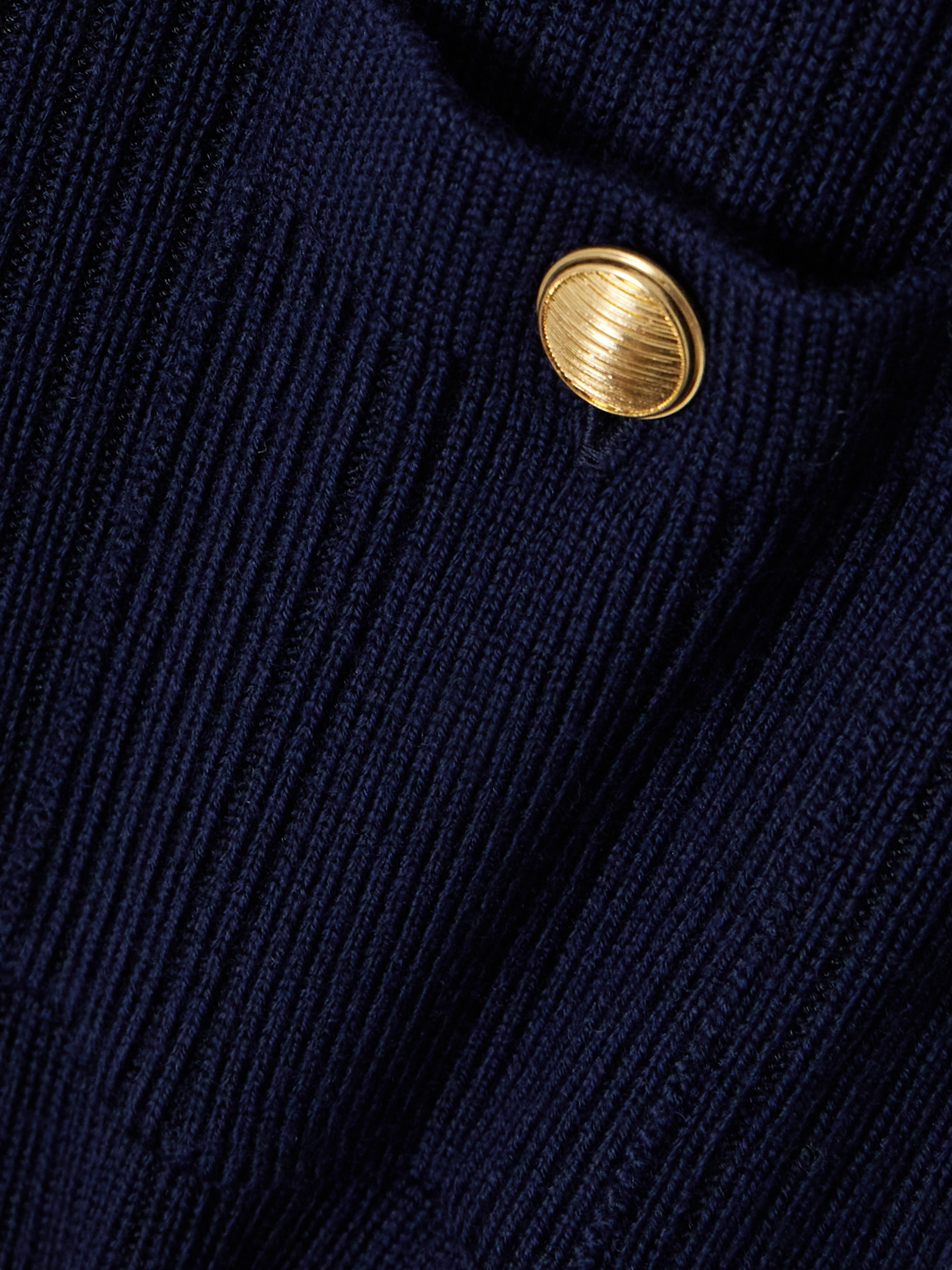 Chloé Belted ribbed wool-blend mini dress thumbnail