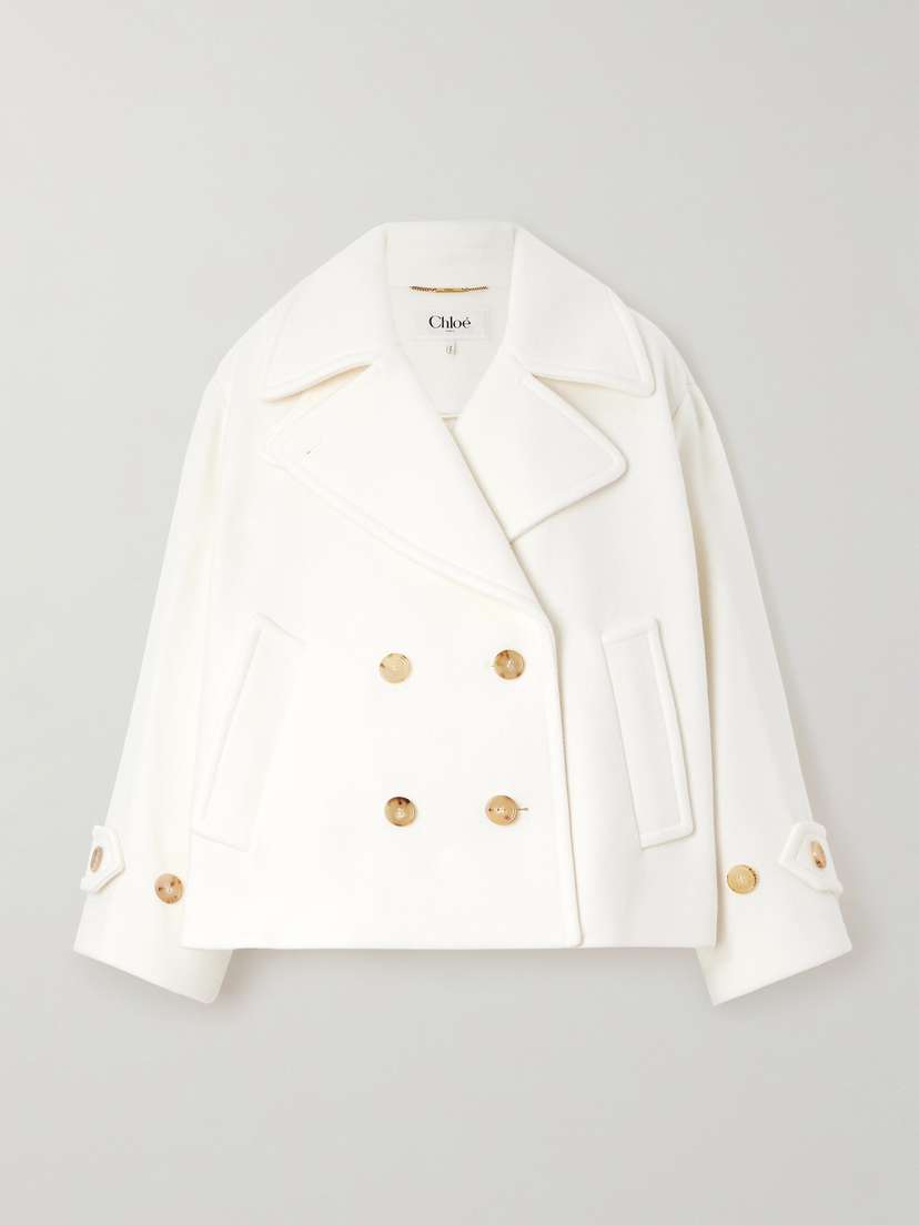 Chloé Wool-blend Double-breasted Coat