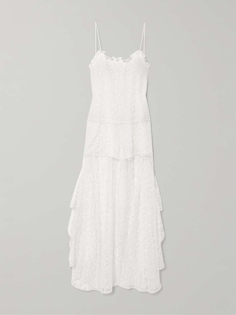 Chloé Ruffled Lace Jumpsuit