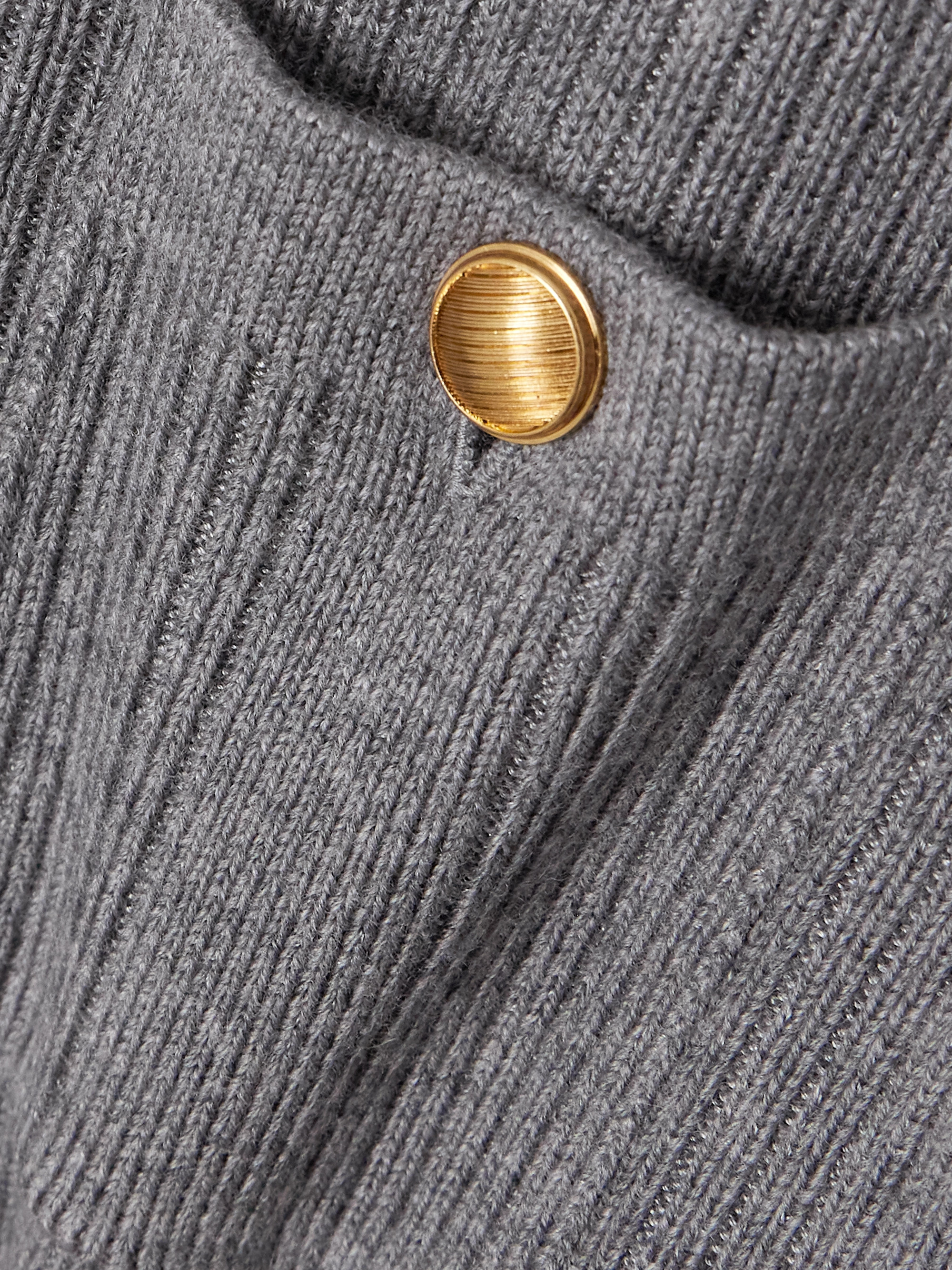 Chloé Belted ribbed wool-blend mini dress thumbnail