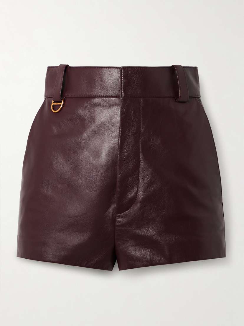 Chloé Leather Shorts