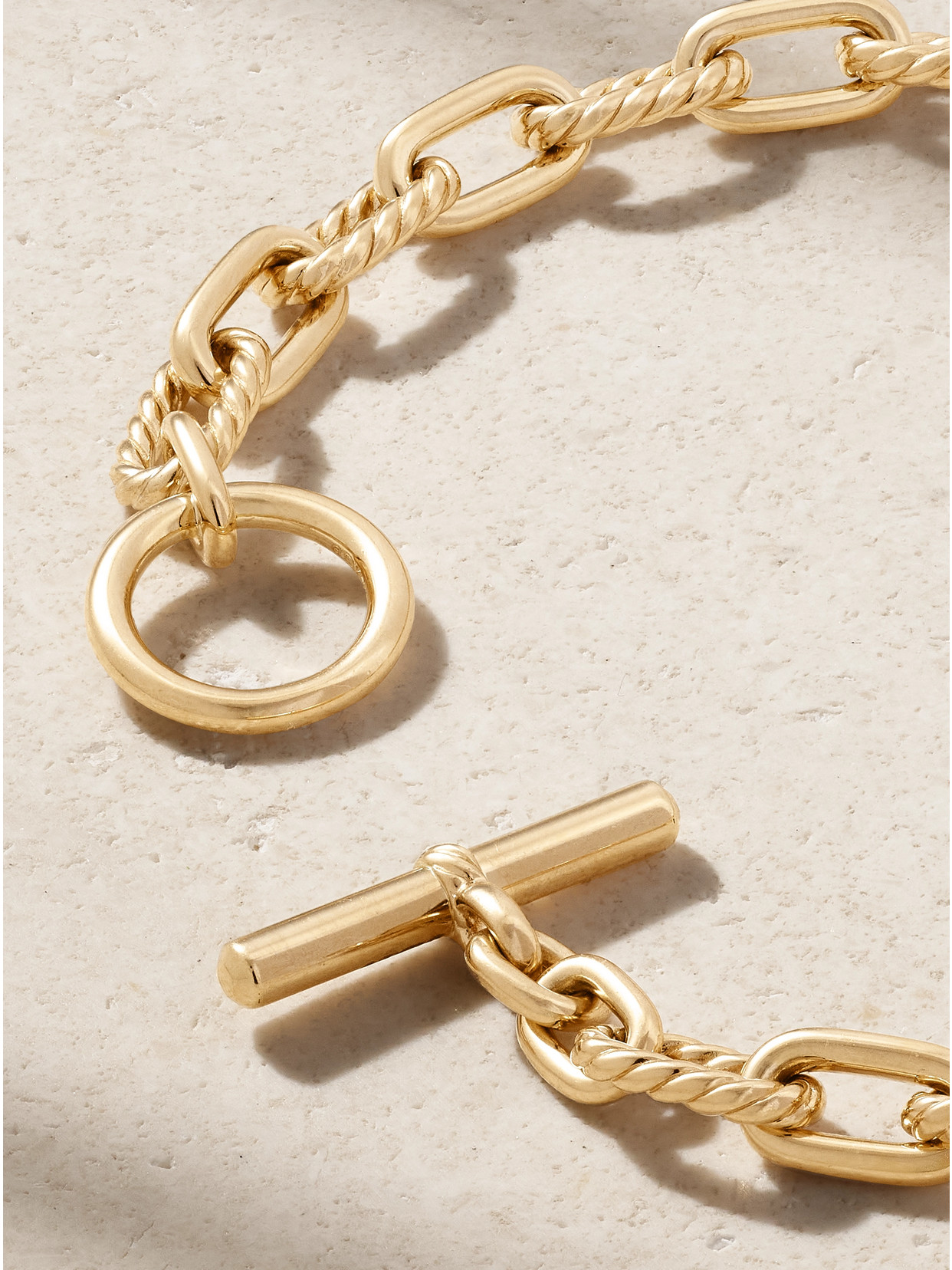 David Yurman Dy Madison® 18-karat Gold Bracelet In Gold