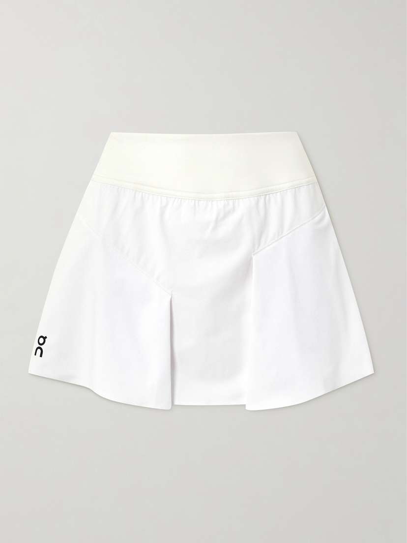 ON Court Pleated Reycled Stretch-jersey Tennis Skirt