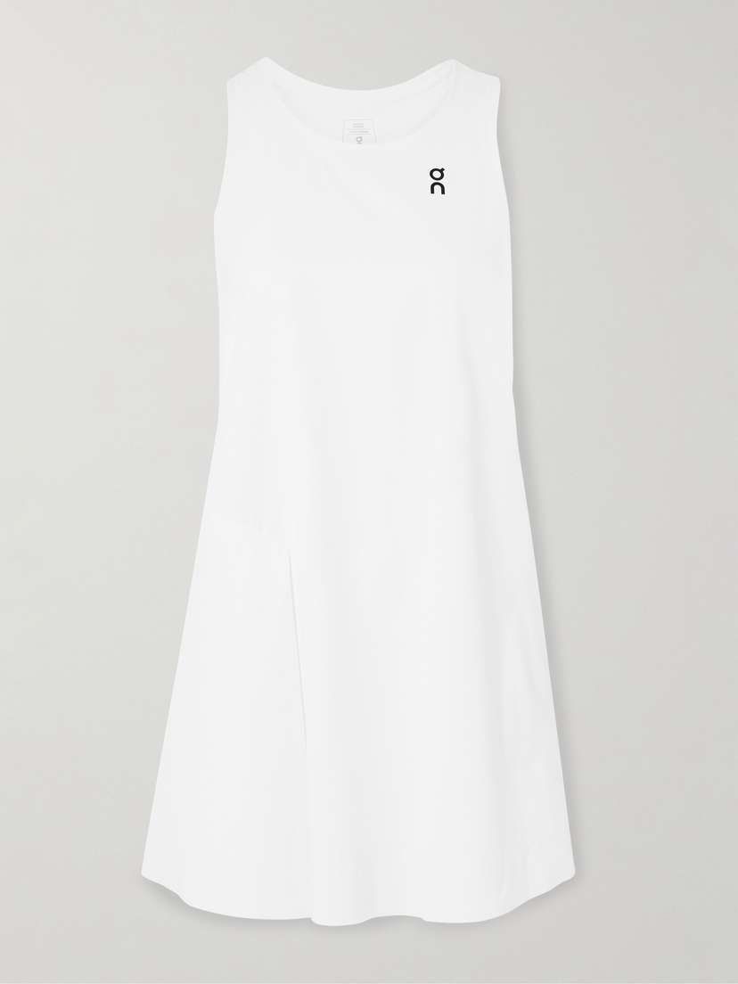 ON Court Pleated Recycled Stretch-jersey Tennis Dress - xx large