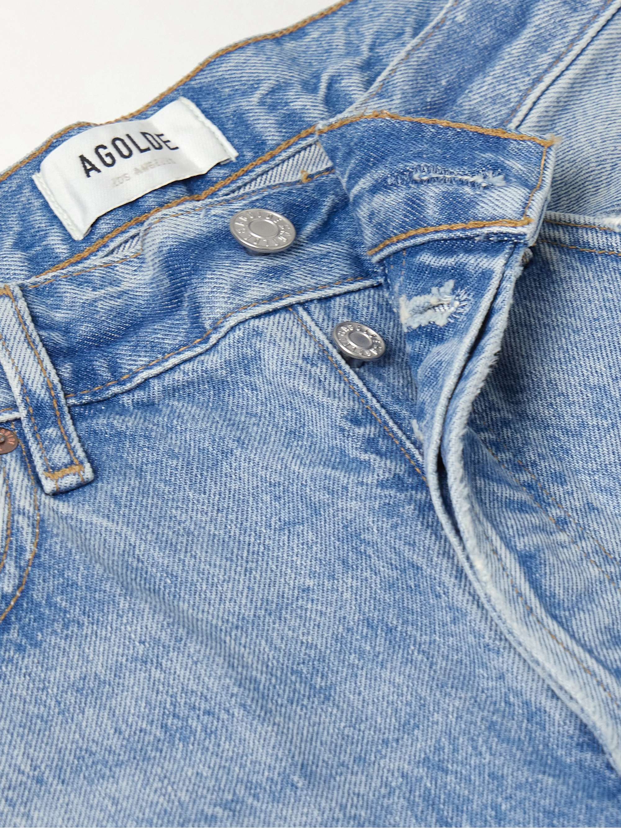 AGOLDE '90s Pinch Waist hoch sitzende Jeans mit geradem Bein