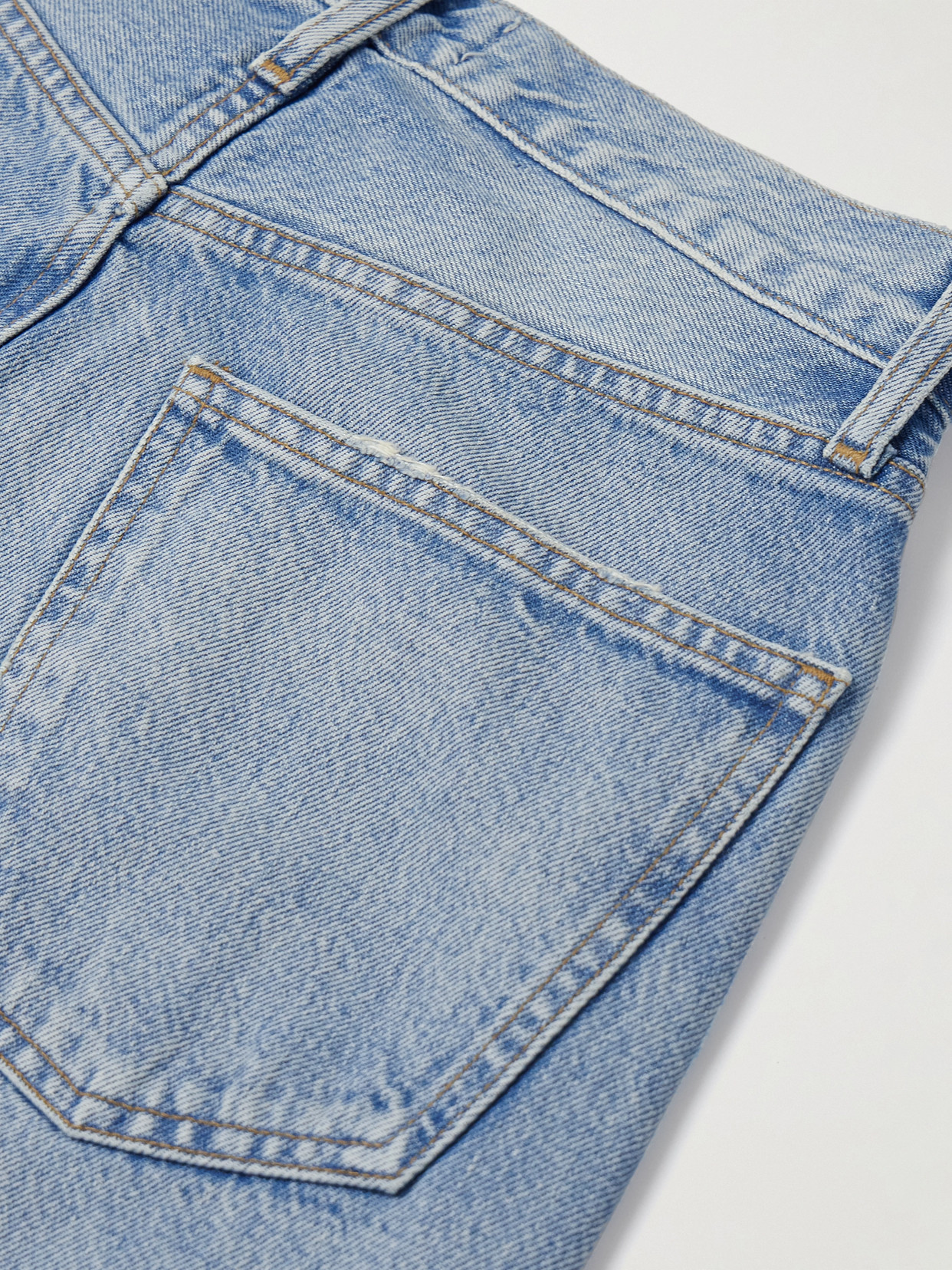 Agolde 90s Pinch Waist High-rise Straight Jeans In Blue