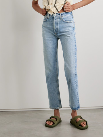 Agolde '90s Pinch Waist high-rise straight-leg organic jeans