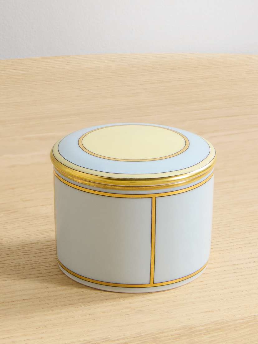 GINORI 1735 Gold-plated Porcelain Box