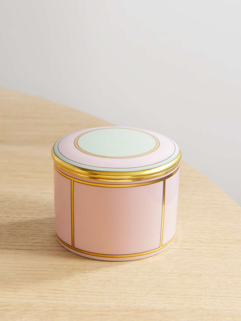 GINORI 1735 Gold-plated Porcelain Box