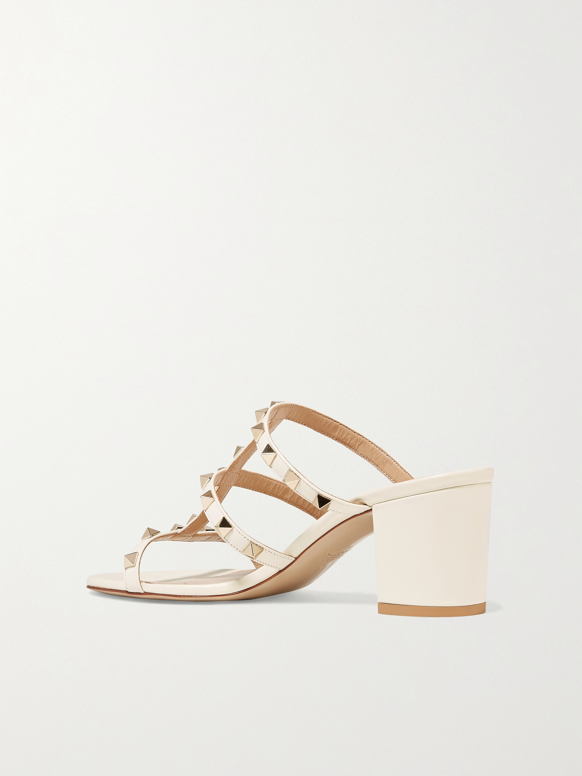 Valentino Garavani Valentino Garavani The Rockstud 60 leather mules thumbnail