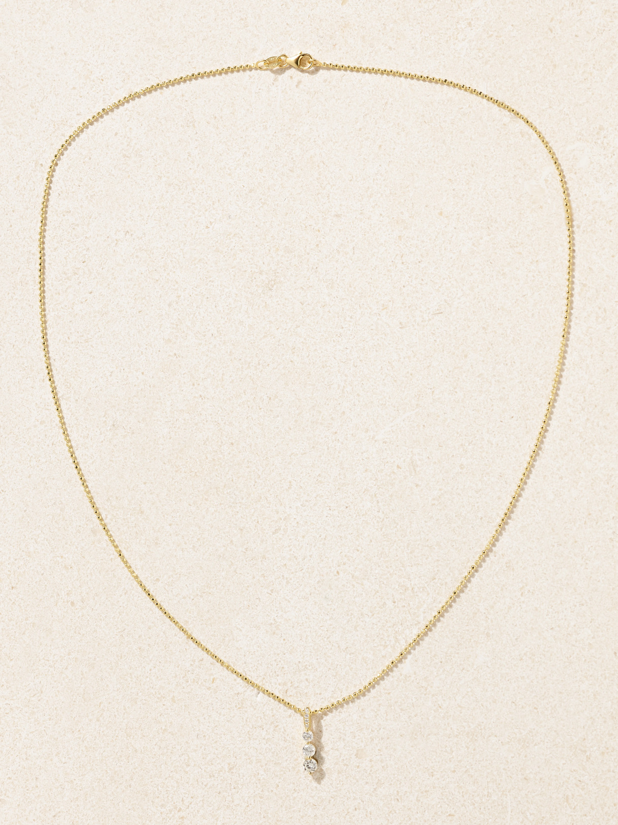 Anita Ko Twiggy 18-karat Gold Diamond Necklace In Gold
