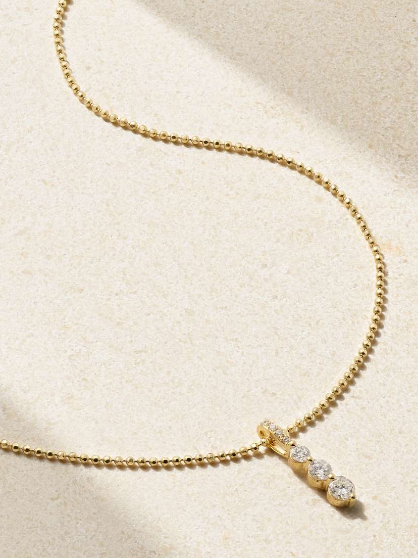 Anita Ko Twiggy 18-karat Gold Diamond Necklace