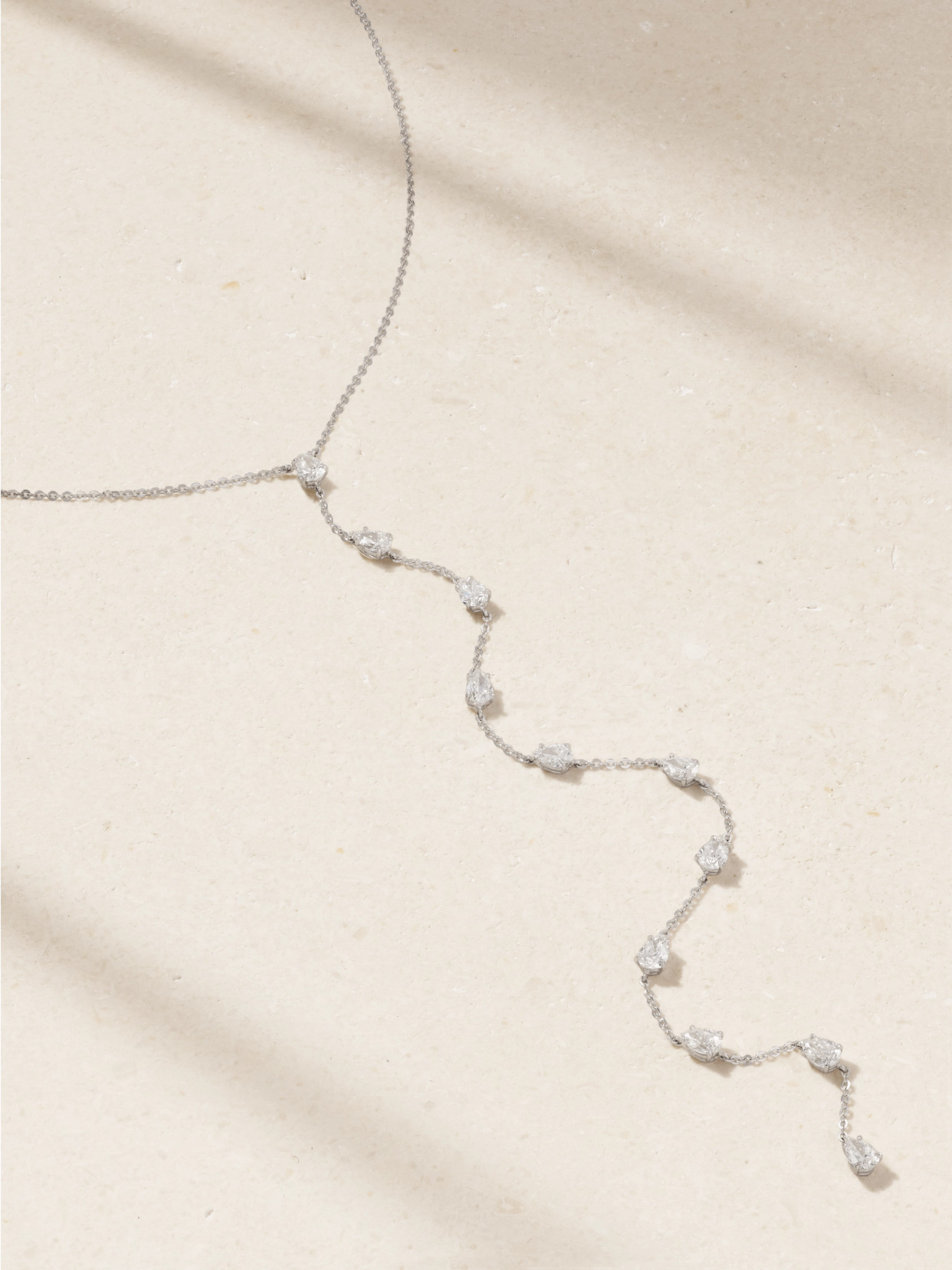 Anita Ko 18-karat White Gold Diamond Necklace In Gold