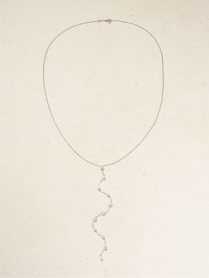 Anita Ko 18-karat White Gold Diamond Necklace