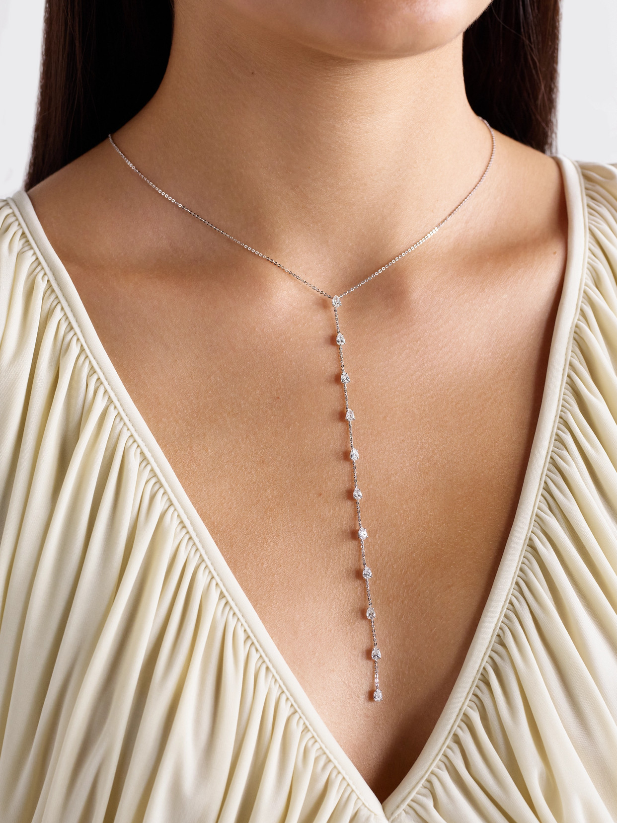 Anita Ko 18-karat White Gold Diamond Necklace In Gold