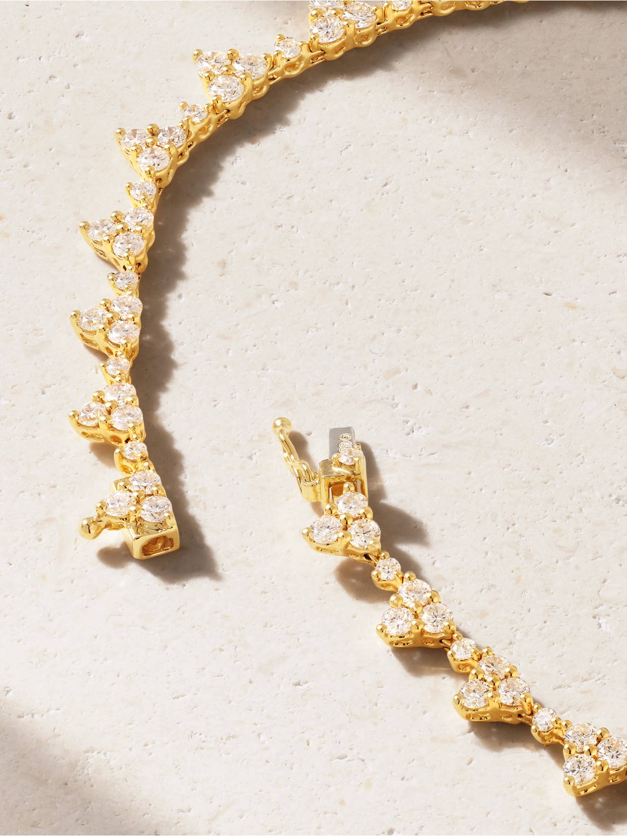 Anita Ko Eternity 18-karat Gold Diamond Choker In Gold