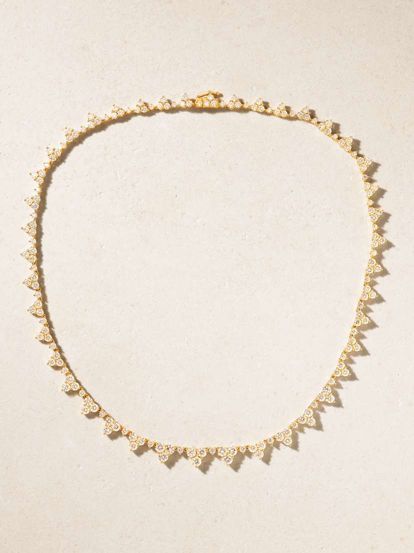 Anita Ko Eternity 18-karat Gold Diamond Choker
