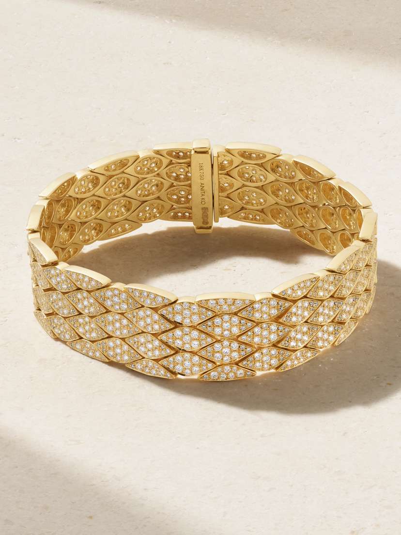 Anita Ko Talitha 18-karat Gold Diamond Bracelet