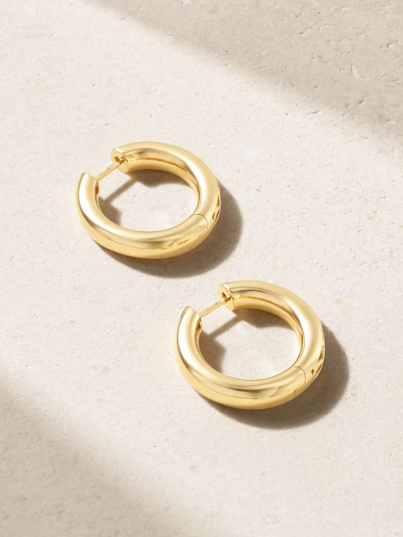 Anita Ko Cosmo 18-karat Gold Hoop Earrings