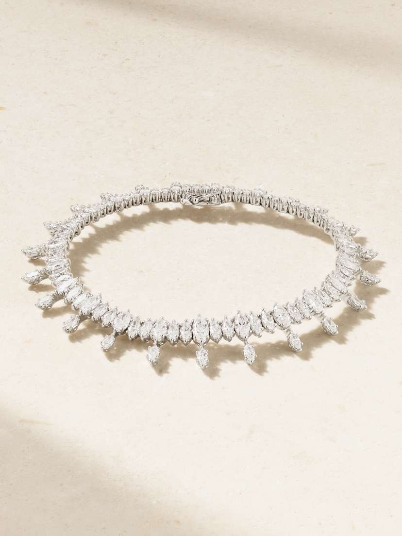 Anita Ko Atlas 18-karat White Gold Diamond Bracelet