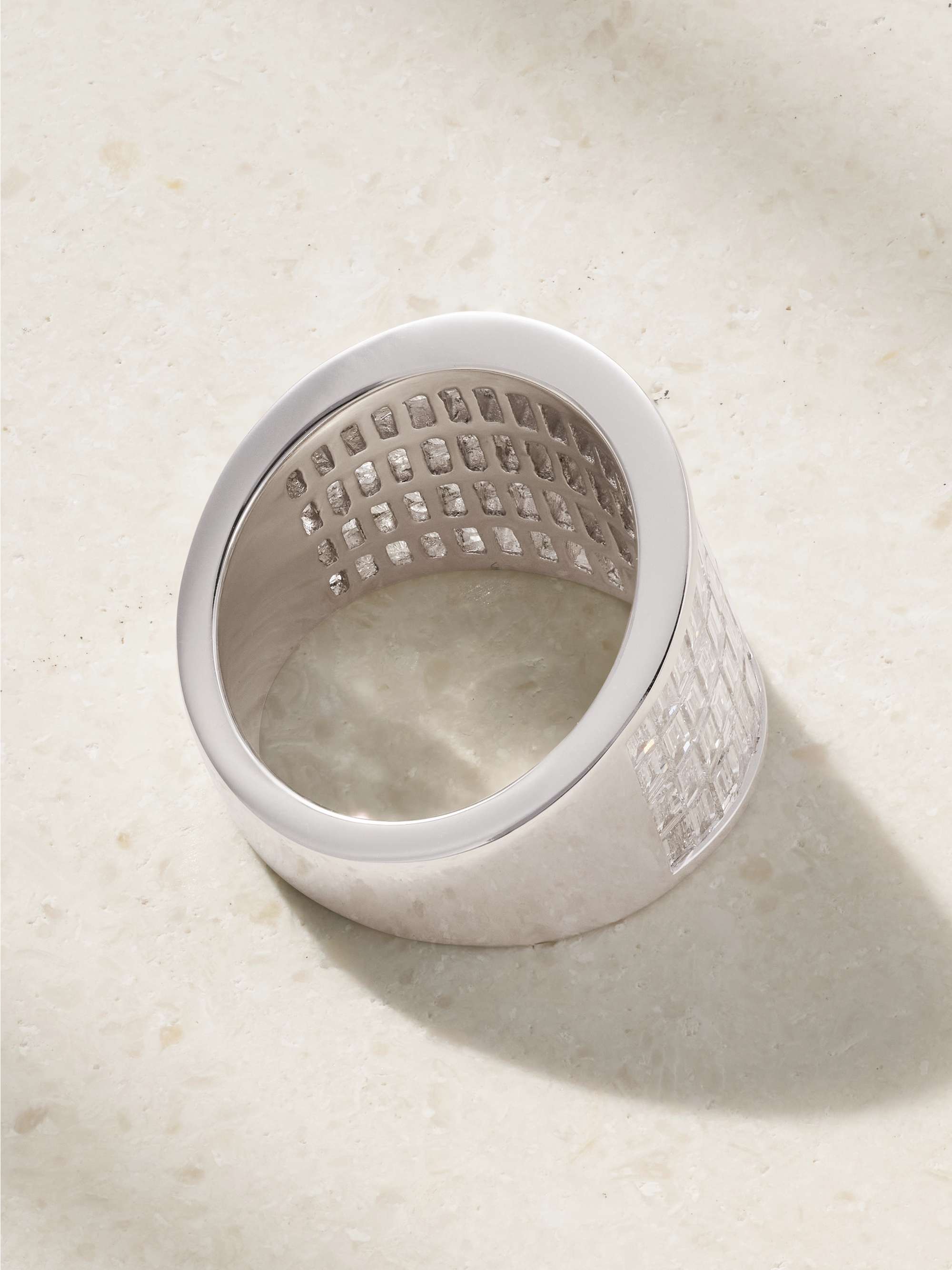 ANITA KO Galaxy 18-karat white gold diamond ring