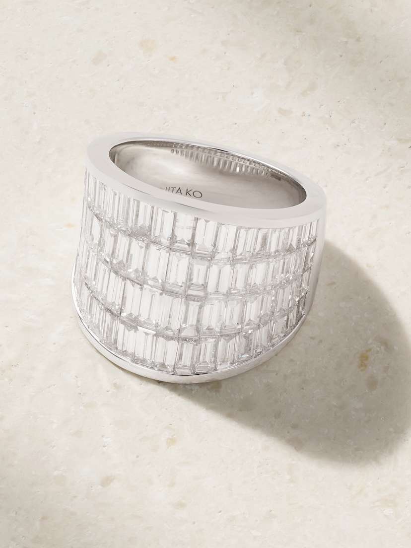 Anita Ko Galaxy 18-karat White Gold Diamond Ring