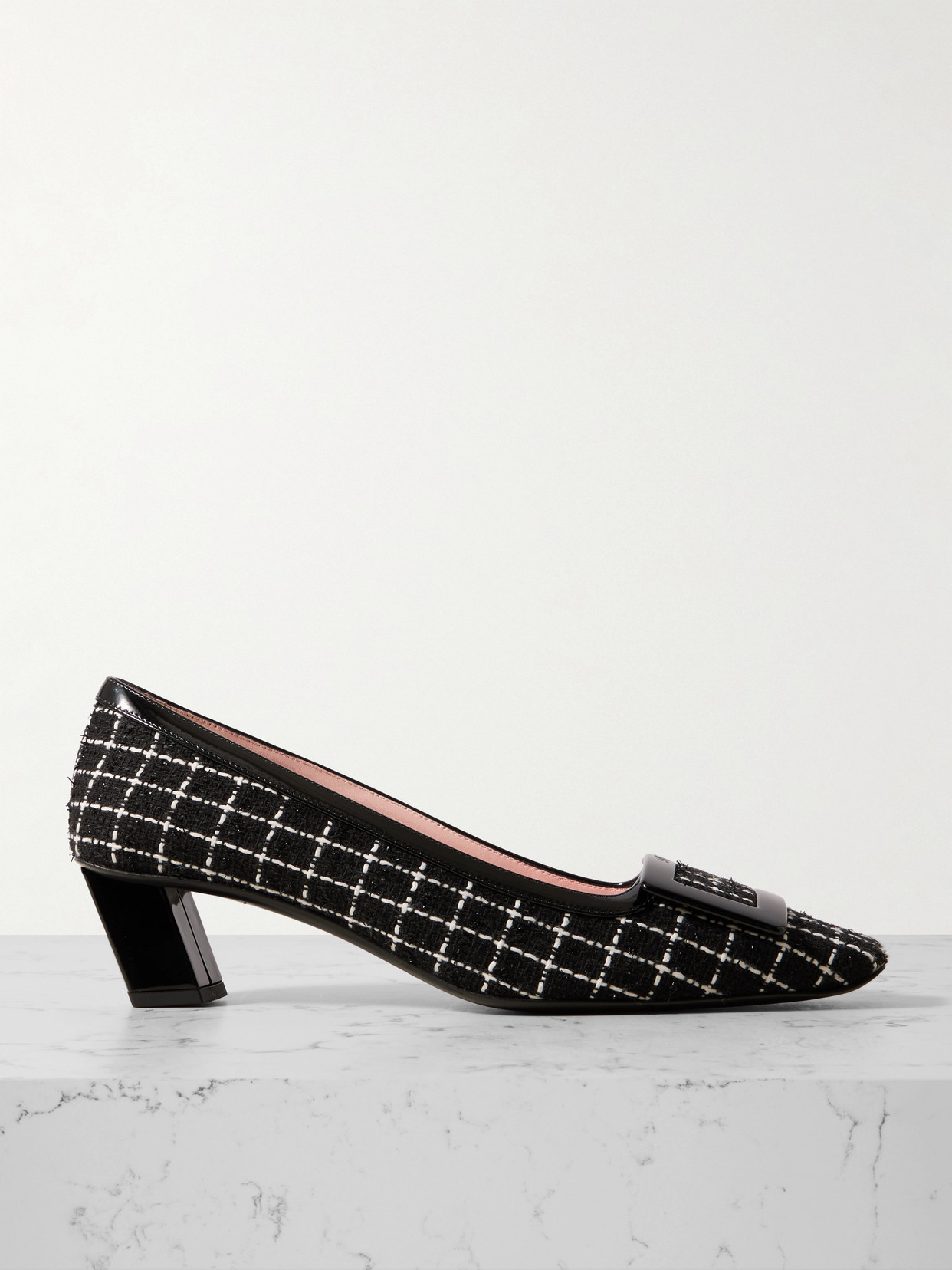 Roger Vivier Chic Belle Vivier Mini Pumps With Skyscraper Heel In Black