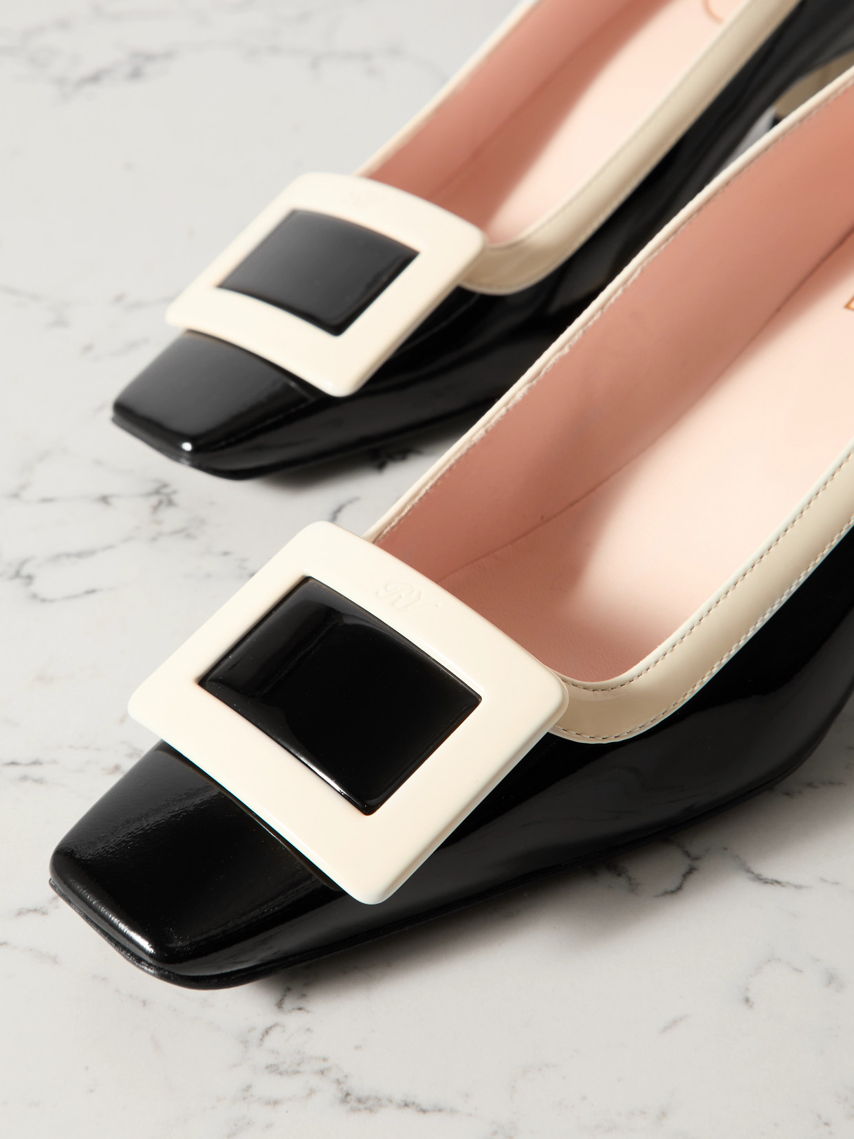 Belle Vivier 45 Two-Tone Pumps
