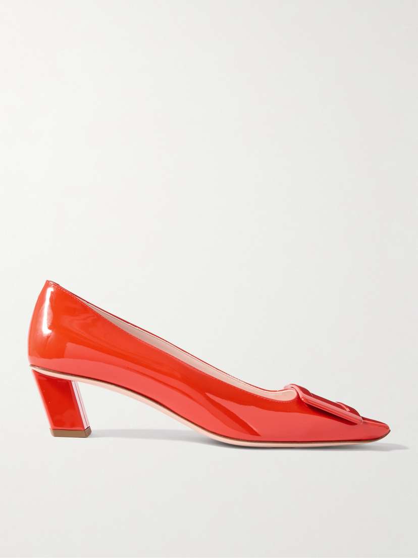 Roger Vivier Belle Vivier 45 Patent-leather Pumps
