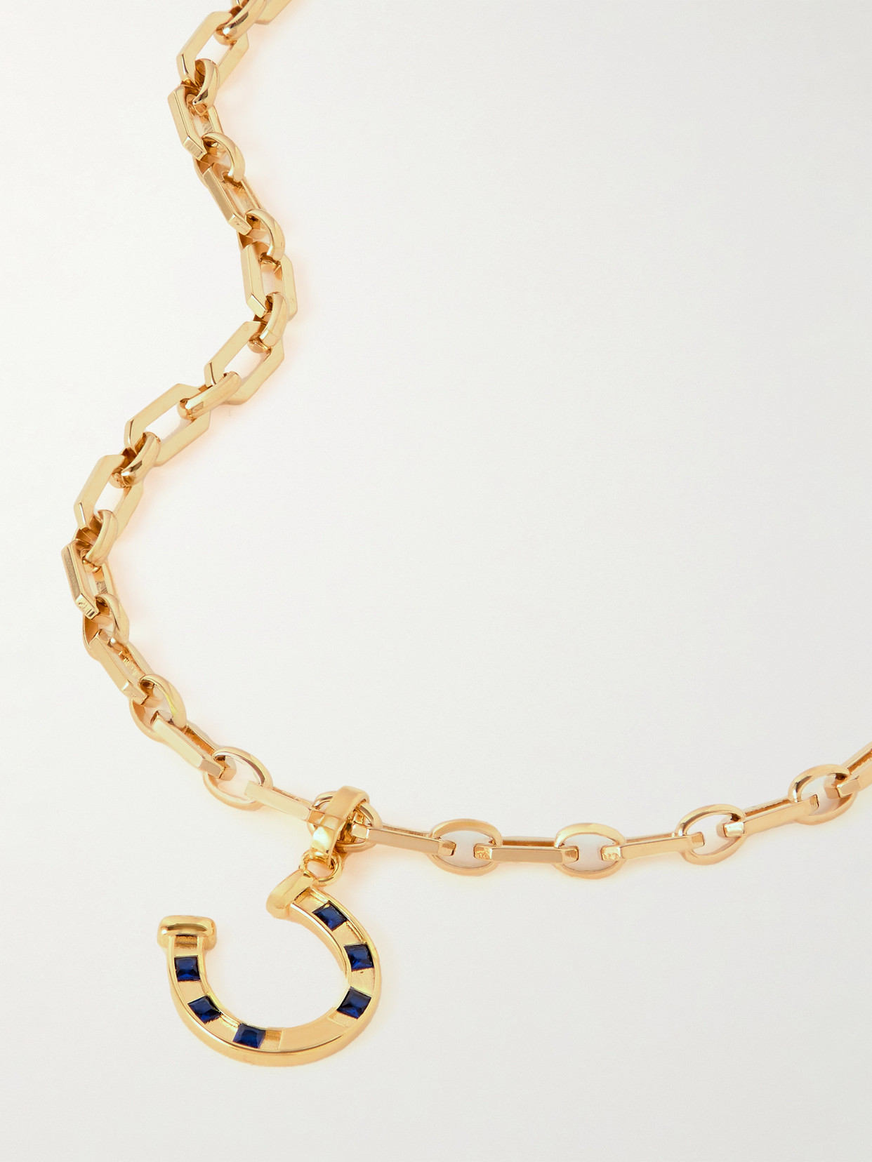 Martha Calvo Gold-plated Sapphire Necklace