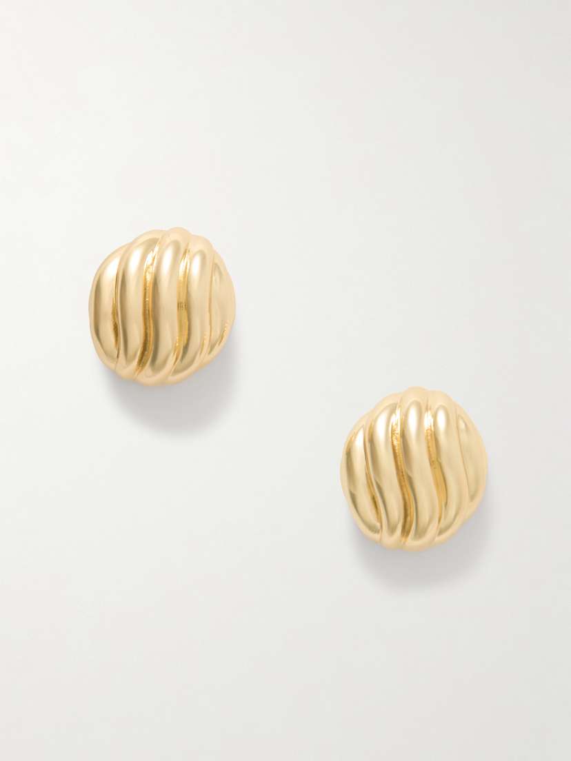 Martha Calvo Hailey Gold-plated Earrings