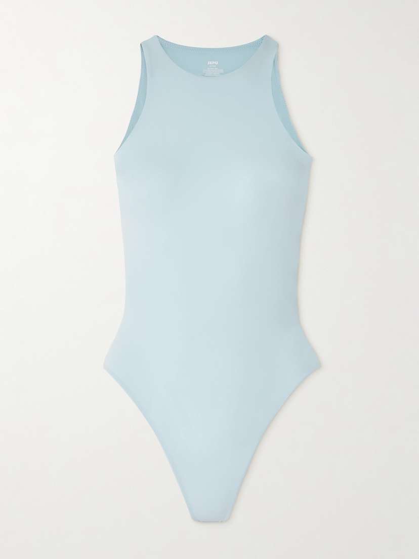 Skims Fits Everybody High Neck Bodysuit - Opal
