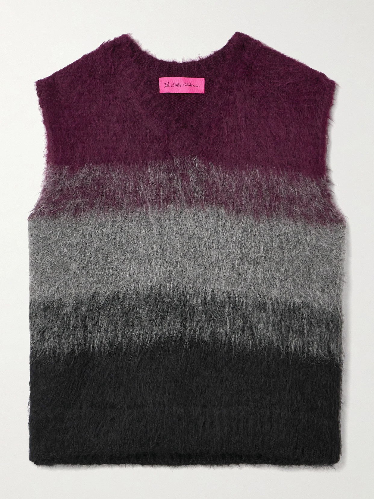 The Elder Statesman - Thistle Ombré Brushed Alpaca-blend Vest - Multi