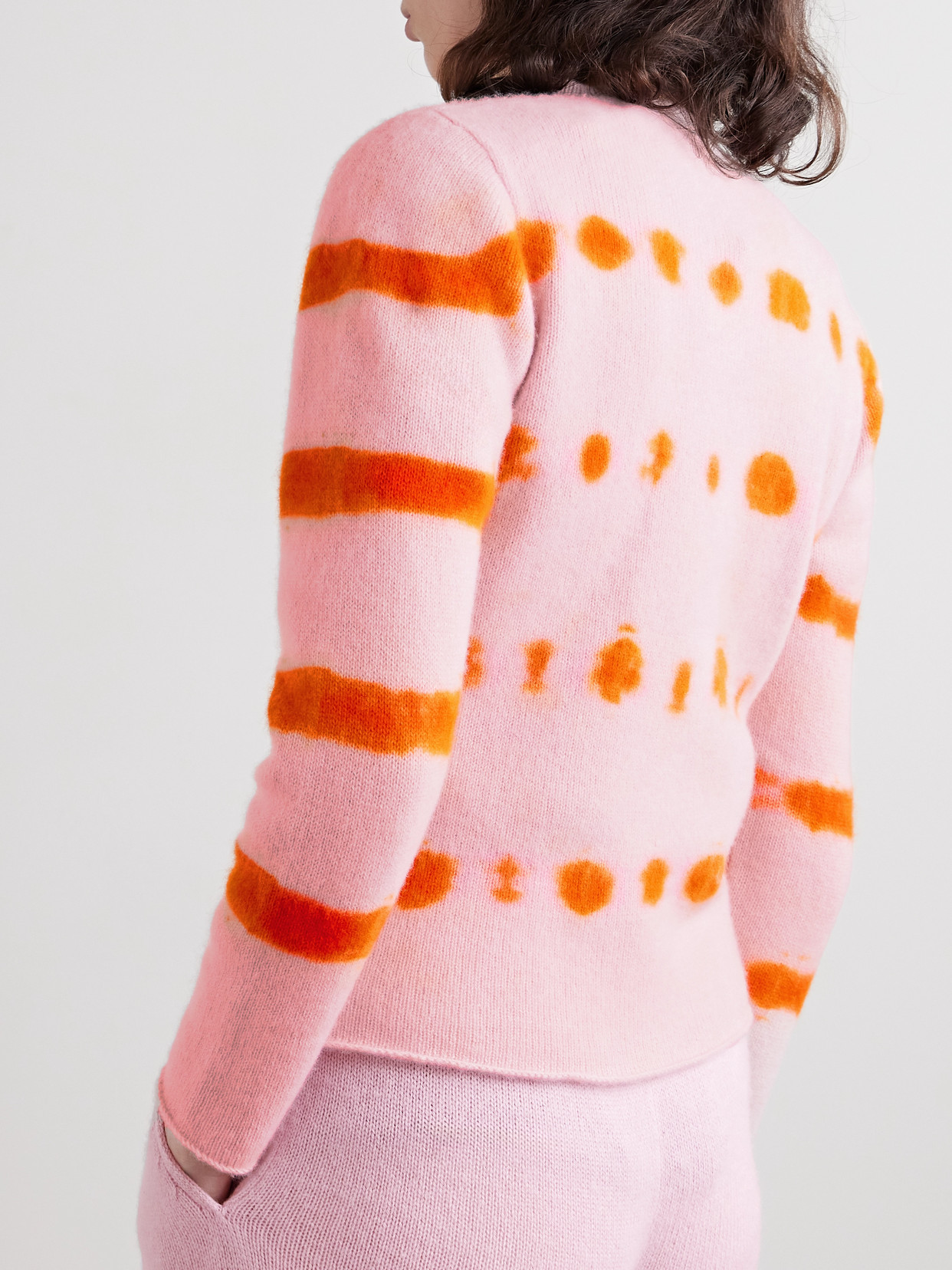 Rave Tie-Dyed Brushed-Cashmere Sweater