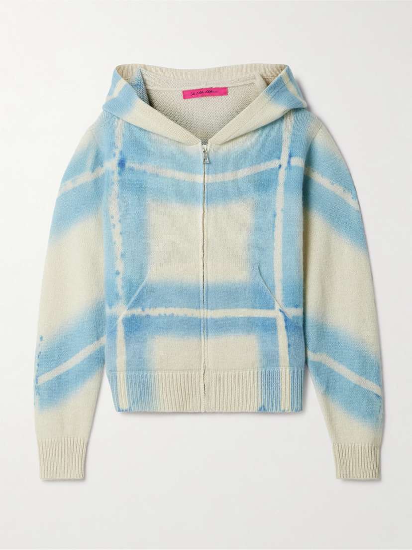 The Elder Statesman Tie-dyed Cashmere Hoodie