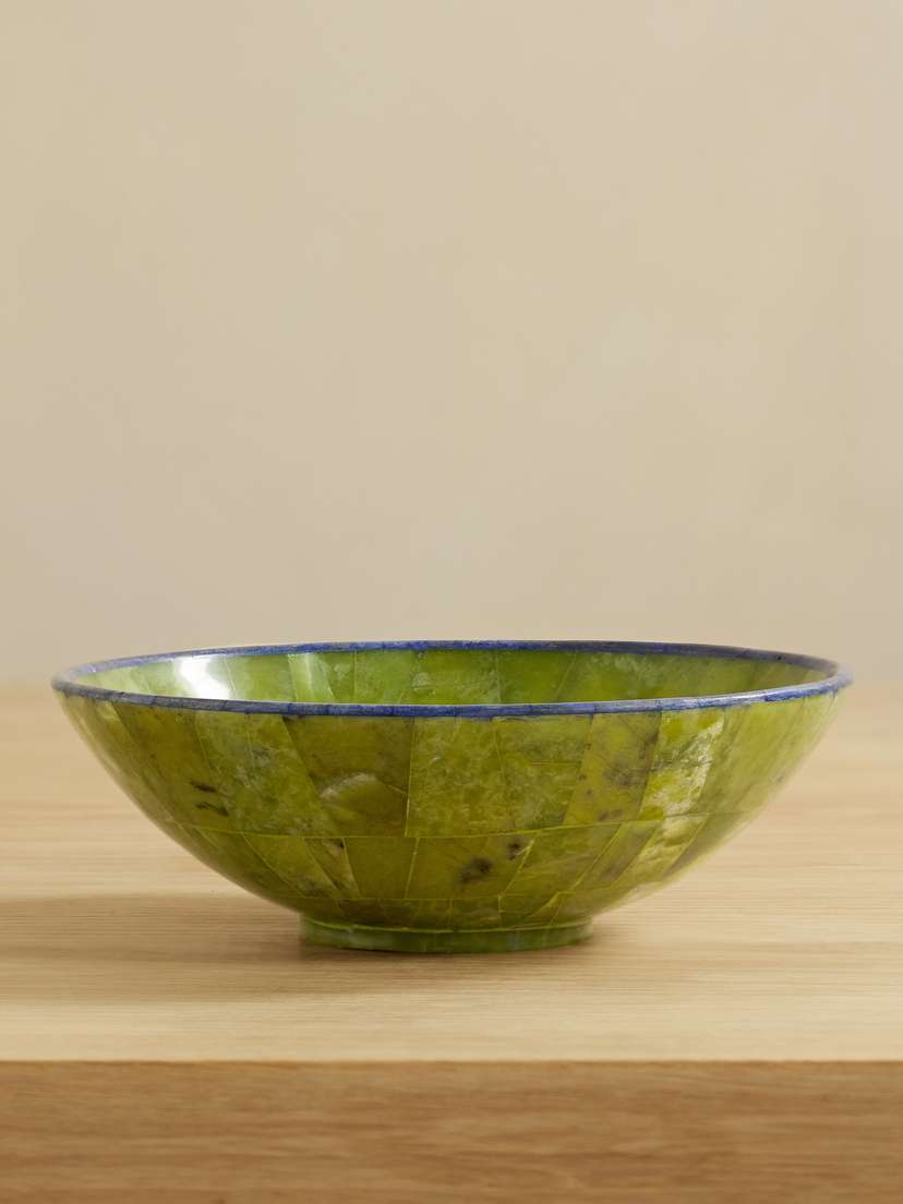 JIA JIA Serpentine And Lapis Lazuli Bowl