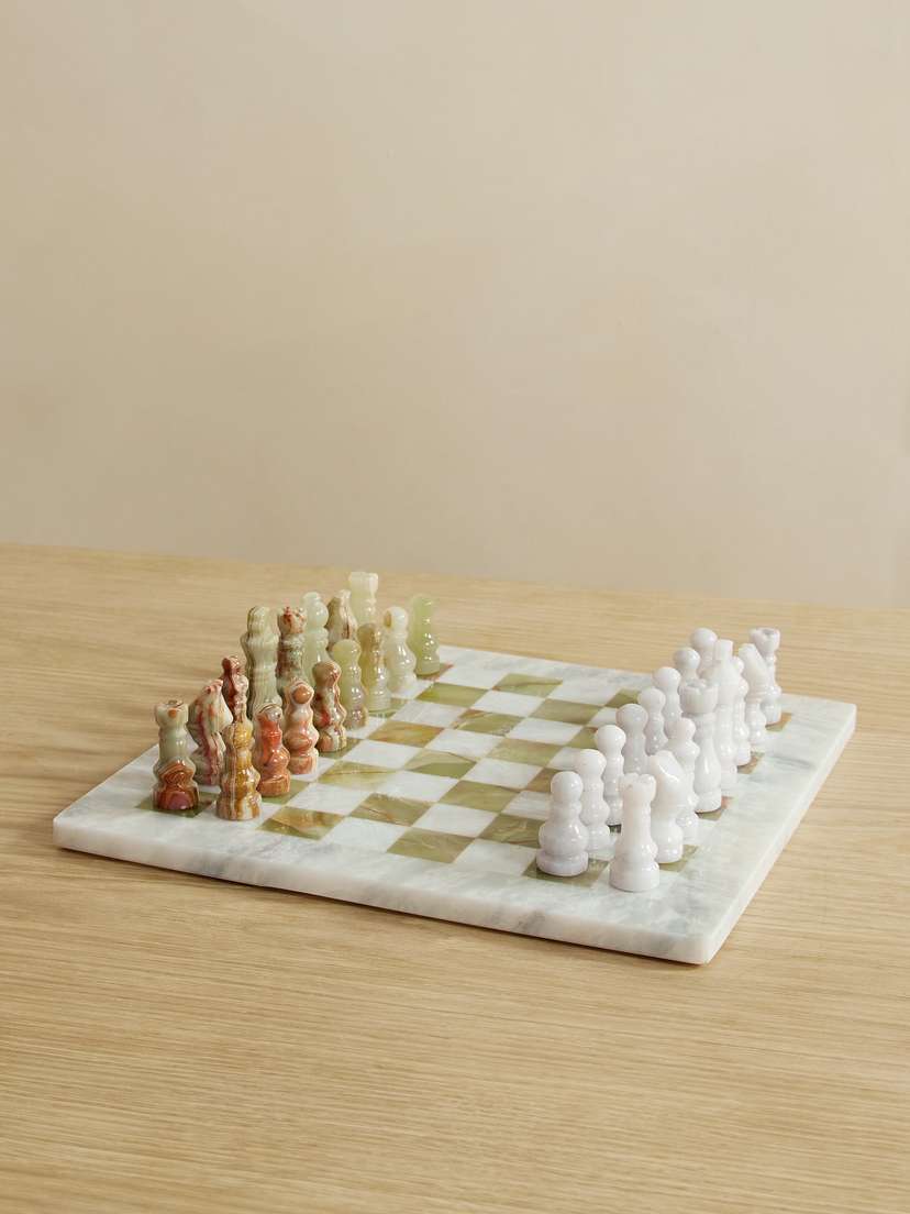 JIA JIA Onyx And Marble Chess Set