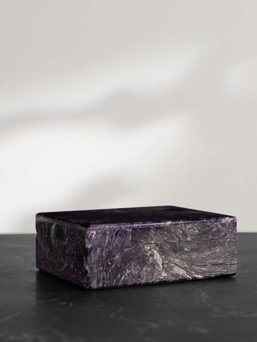 JIA JIA Small Charoite Jewelry Box