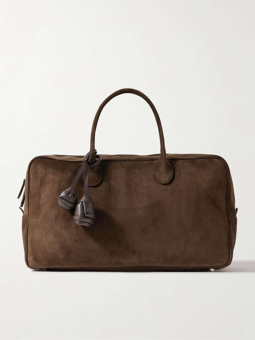 Magda Butrym Brigitte Large Leather-trimmed Suede Tote
