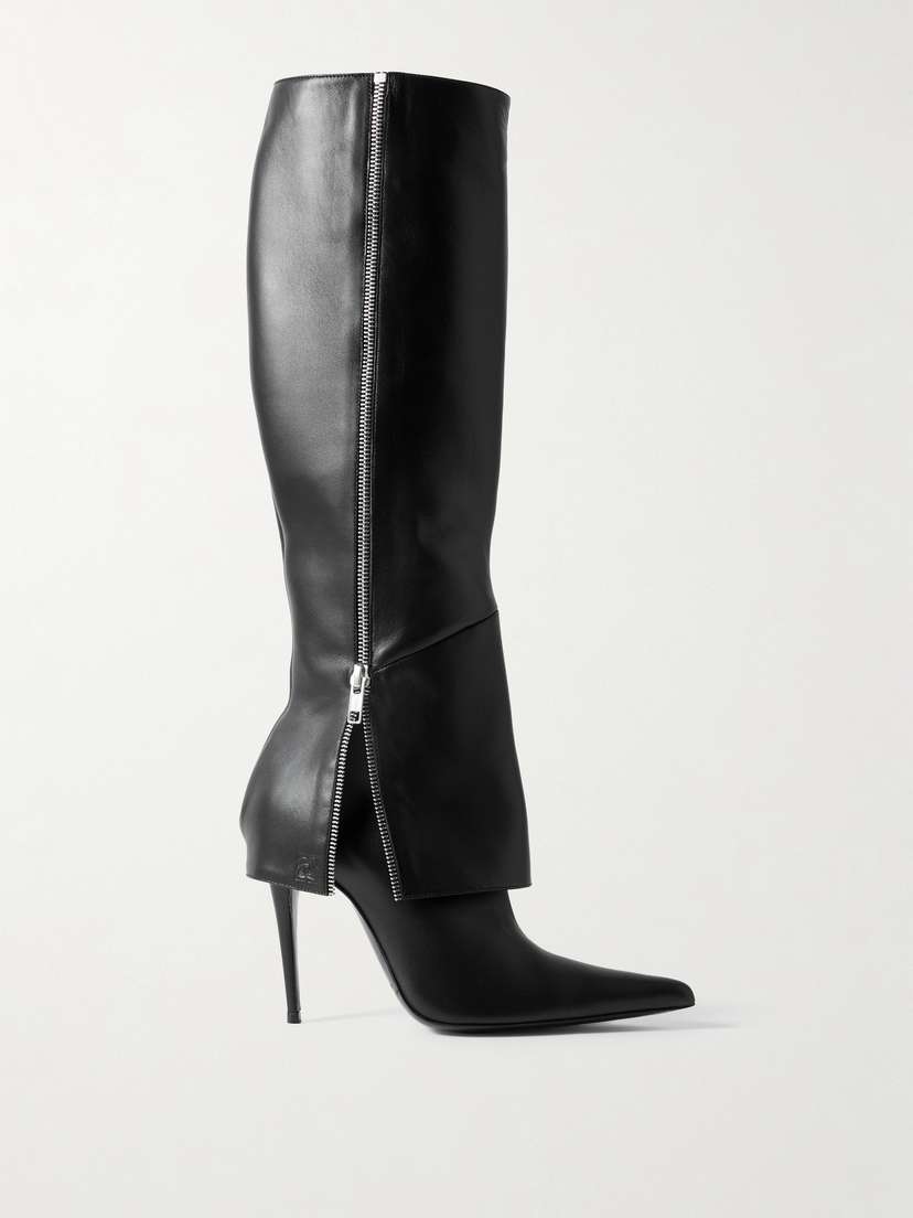 Magda Butrym Leather Pointed-toe Knee Boots